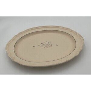 Pfaltzgraff Serving Platter 14 1/2" Oval 016 Made in The USA. Oven & Microwave .